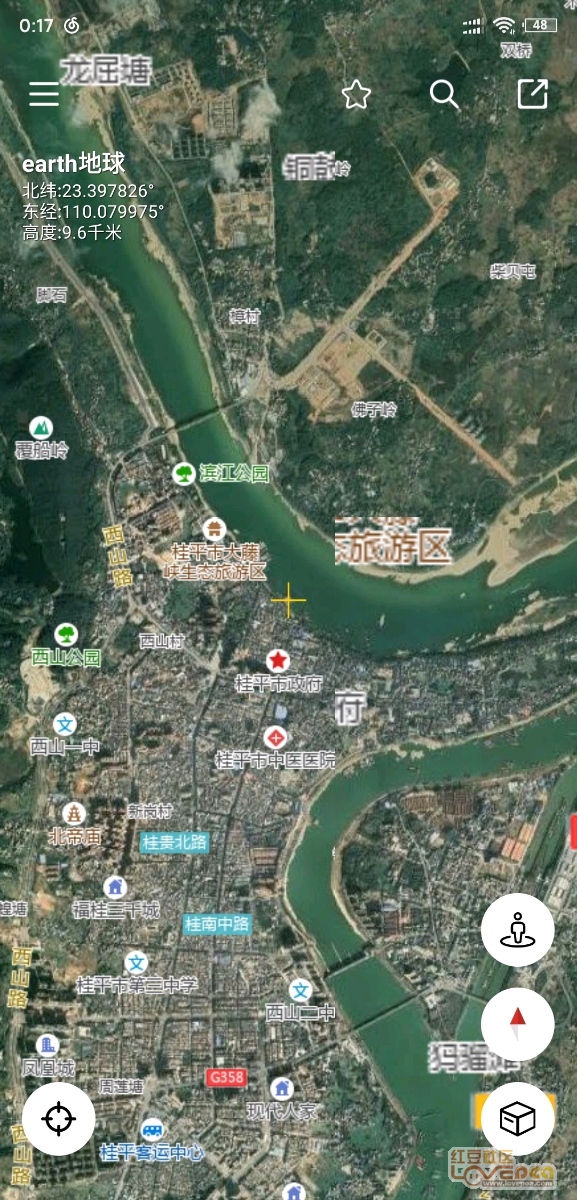 最新桂平衛(wèi)星地圖，開啟一段溫馨有趣的探索之旅