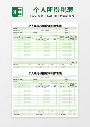 最新個(gè)人所得稅模板，背景、影響及地位解析