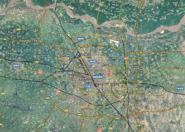 鄭州衛(wèi)星地圖最新版，古都的航天視角探索