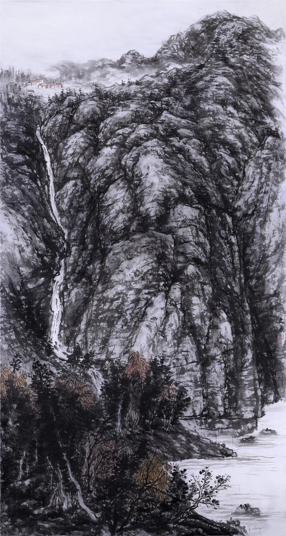 科技與藝術(shù)的融合，最新智能山水畫屏展現(xiàn)自然之美