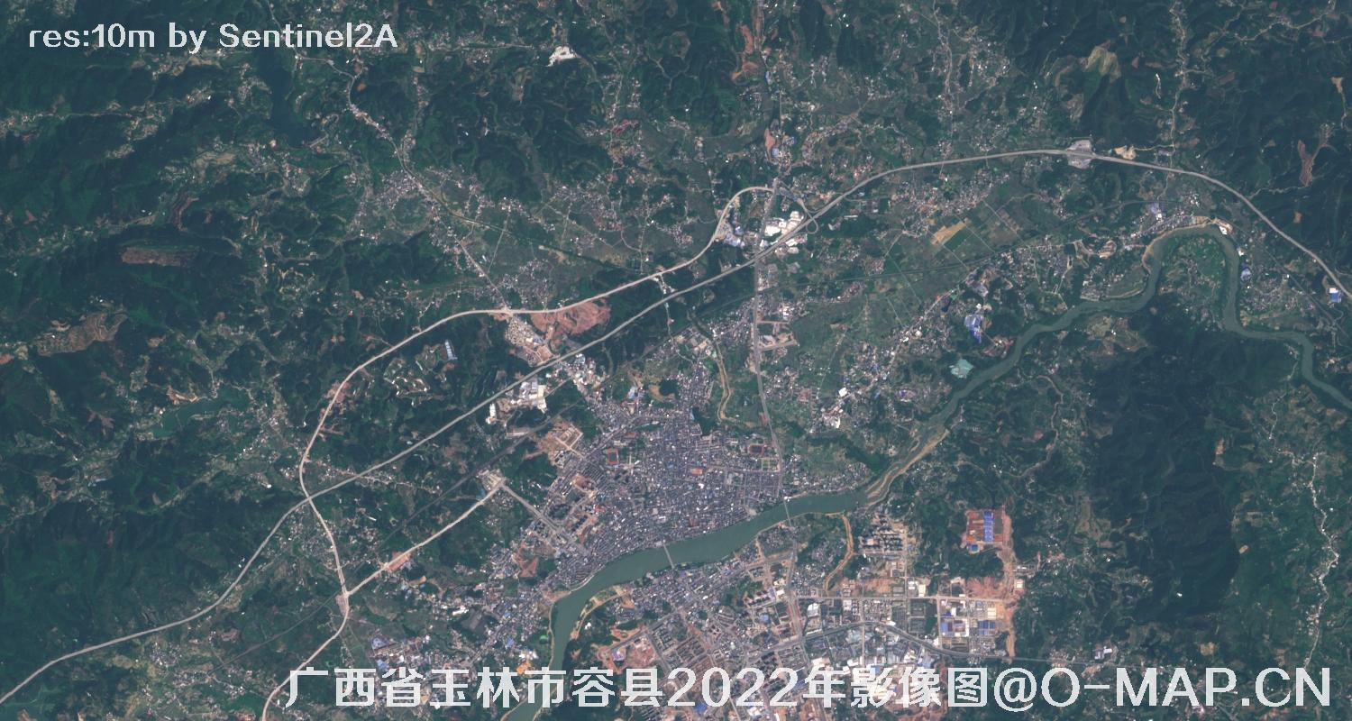 容縣最新航拍全景，一覽無余的美麗風(fēng)光??